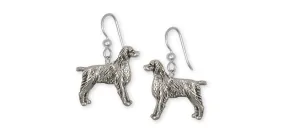 Brittany Dog Earrings Handmade Sterling Silver Dog Jewelry BR7-E