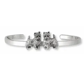 Cairn Terrier Bracelet Jewelry Sterling Silver Handmade Dog Bracelet CNWT34-CB