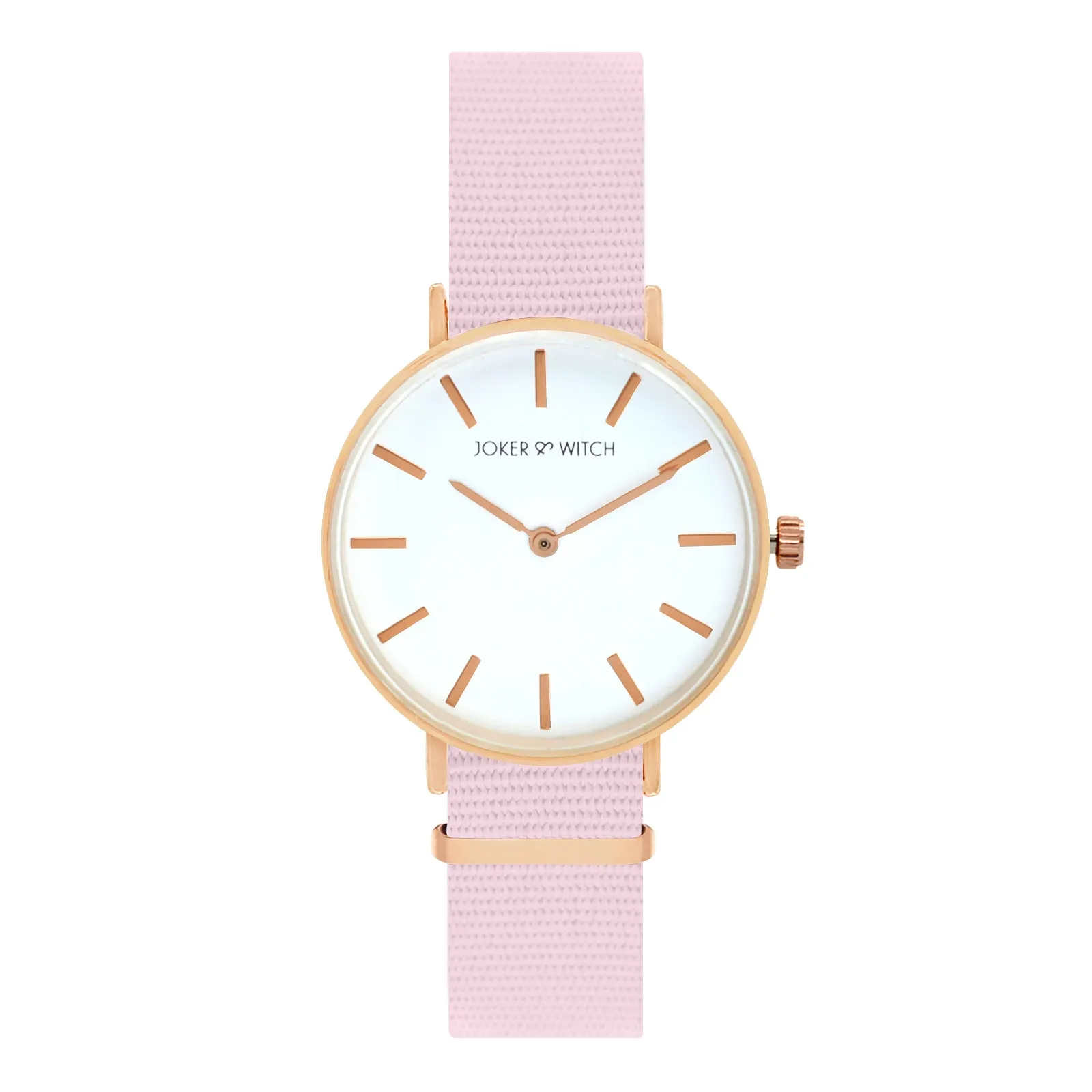 Candy Pink Rosegold Watch Bracelet Stack