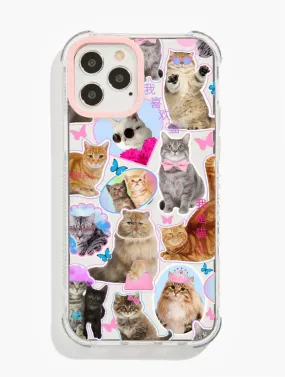 Cat Sticker Shock iPhone Case