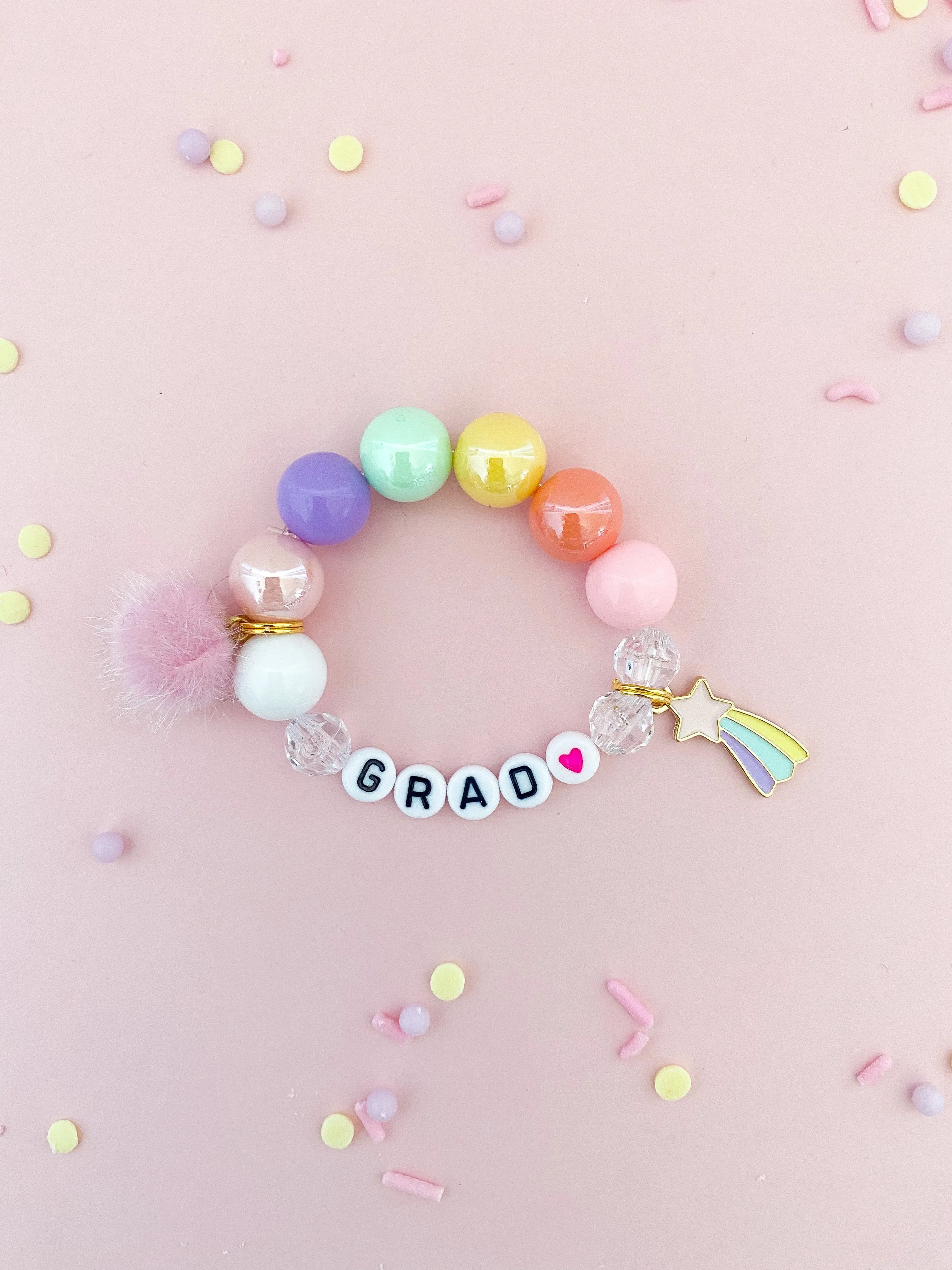 Celebration! Reach for the Stars Graduation Charm Bracelet