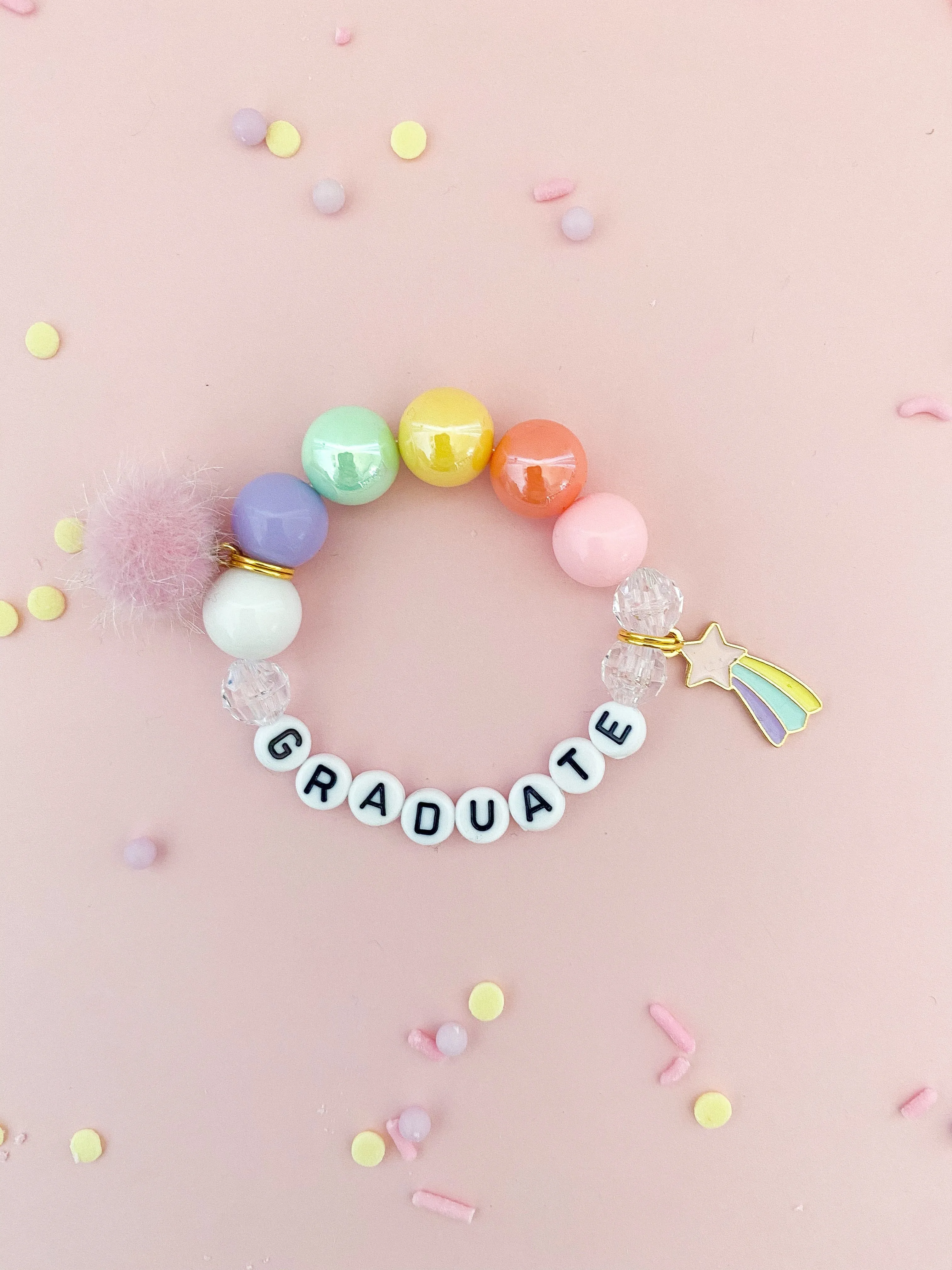 Celebration! Reach for the Stars Graduation Charm Bracelet