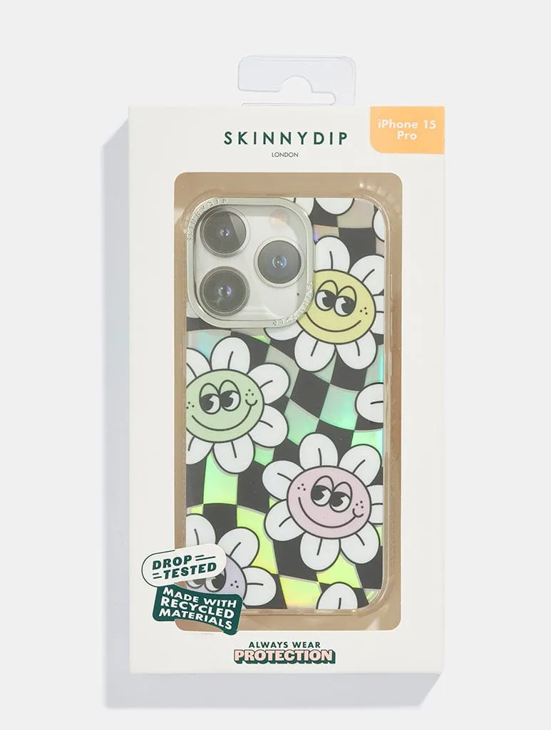 Chill Daisy Check Shock iPhone Case