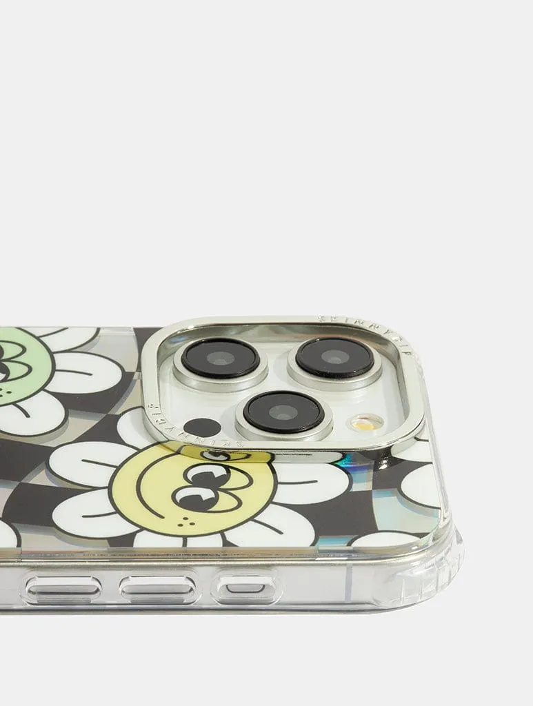 Chill Daisy Check Shock iPhone Case