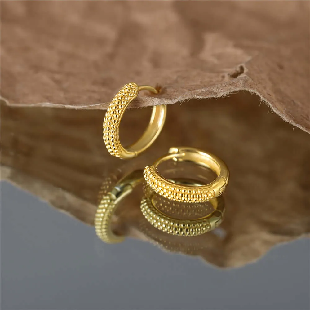 Classic Dots Hoop & Huggie Earrings