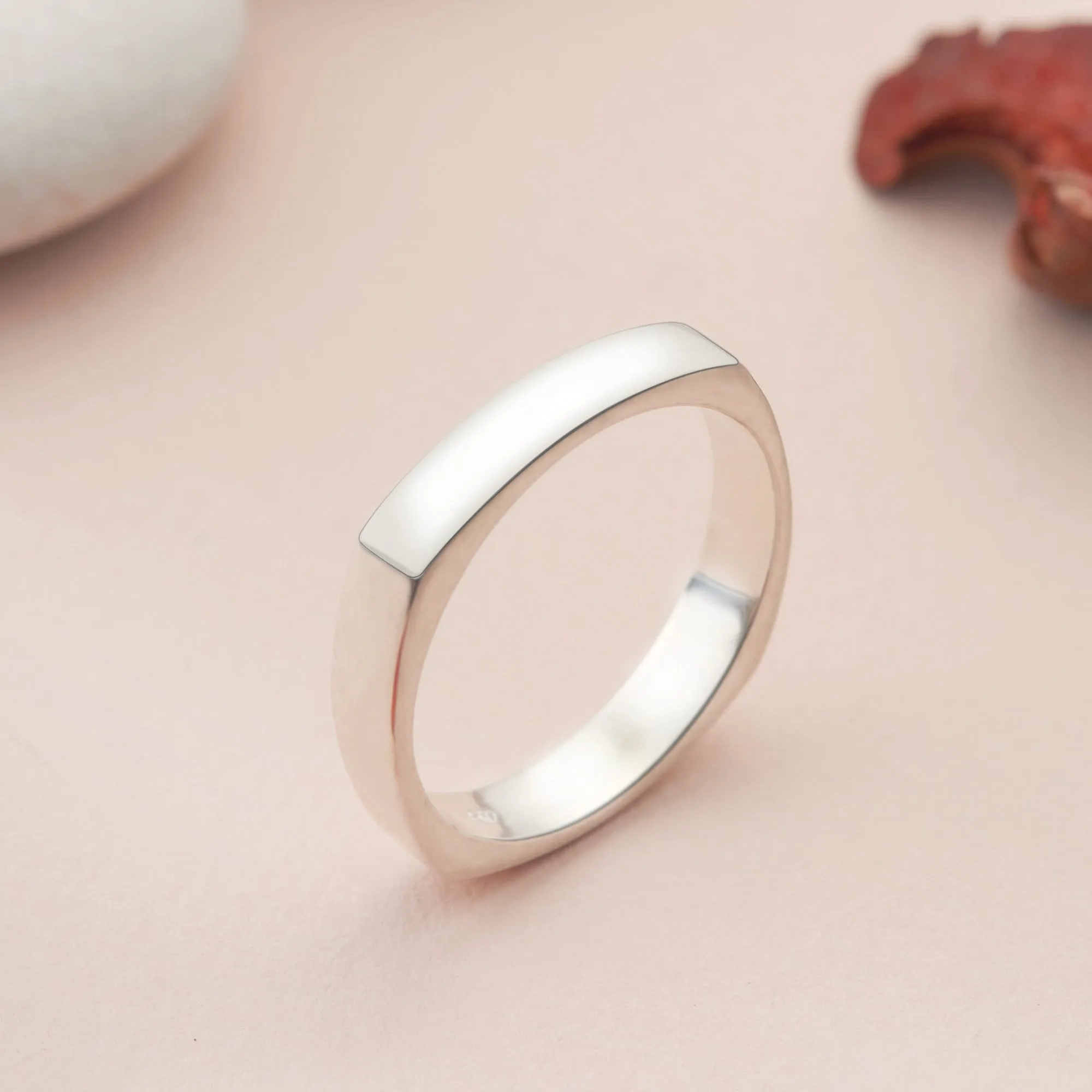 Classic Men Sterling Silver Ring