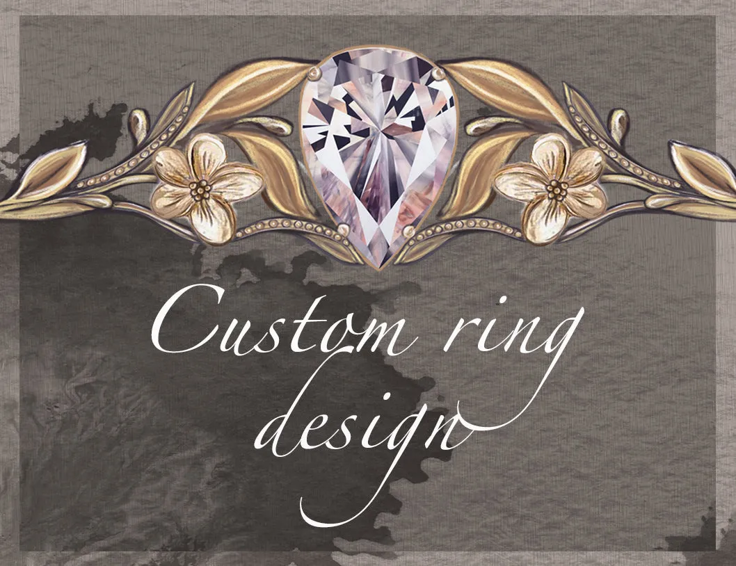 Custom engagement ring design: deposit payment