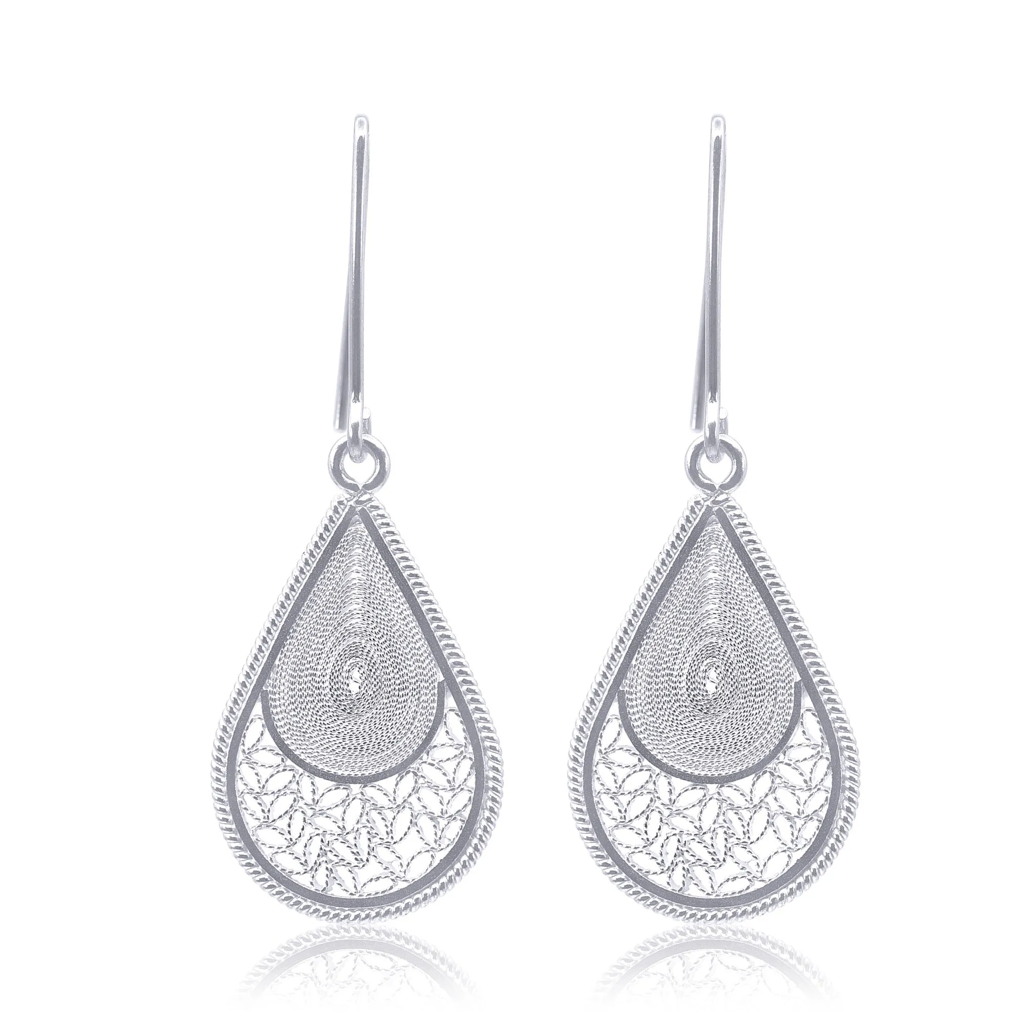 ELM SILVER MEDIUM EARRINGS FILIGREE