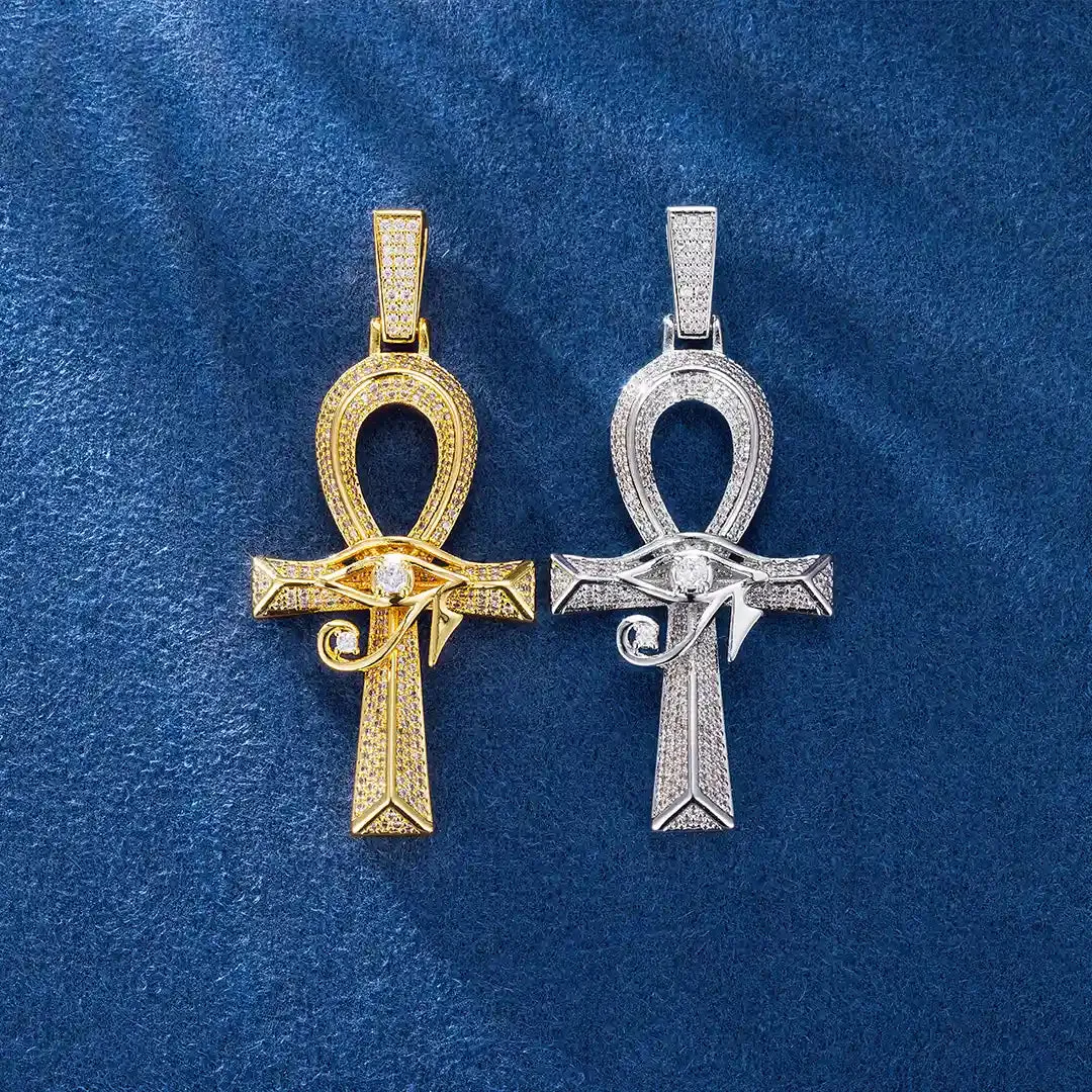 Evil Eye Ankh Pendant