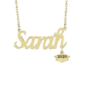 Graduation Name Necklace