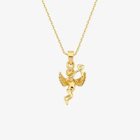 Guardian Angel Necklace | 14K Solid Gold