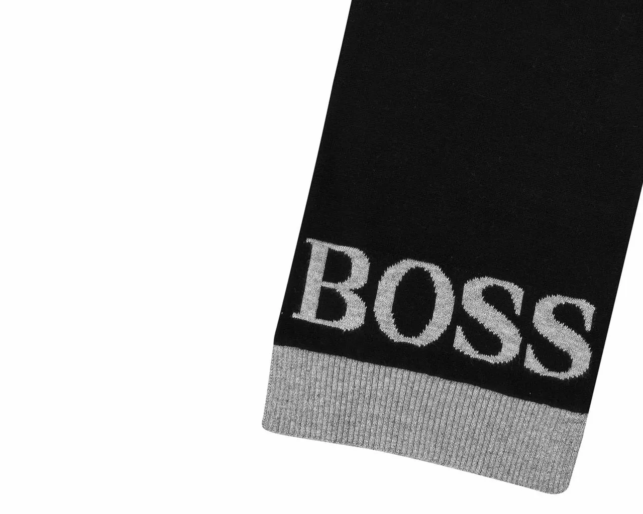 Hugo Boss J21192 09B Cotton Scarf Black