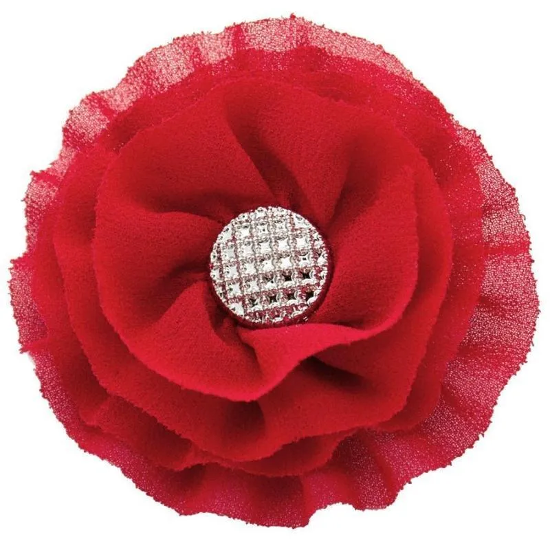 Jasmine Red Hair Clip