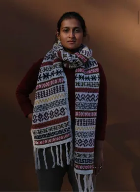 Kullvi Whims Multi Lahauli Motif Scarf