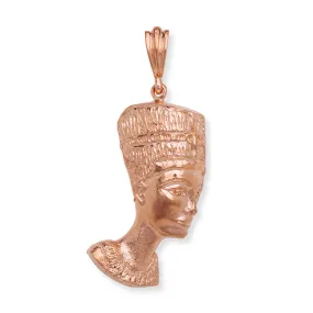 Large Copper Queen Nefertiti Pendant, Made in the USA