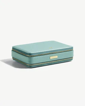 Exquisite Large-Scale Jewelry Storage Case in Duck Egg Blue