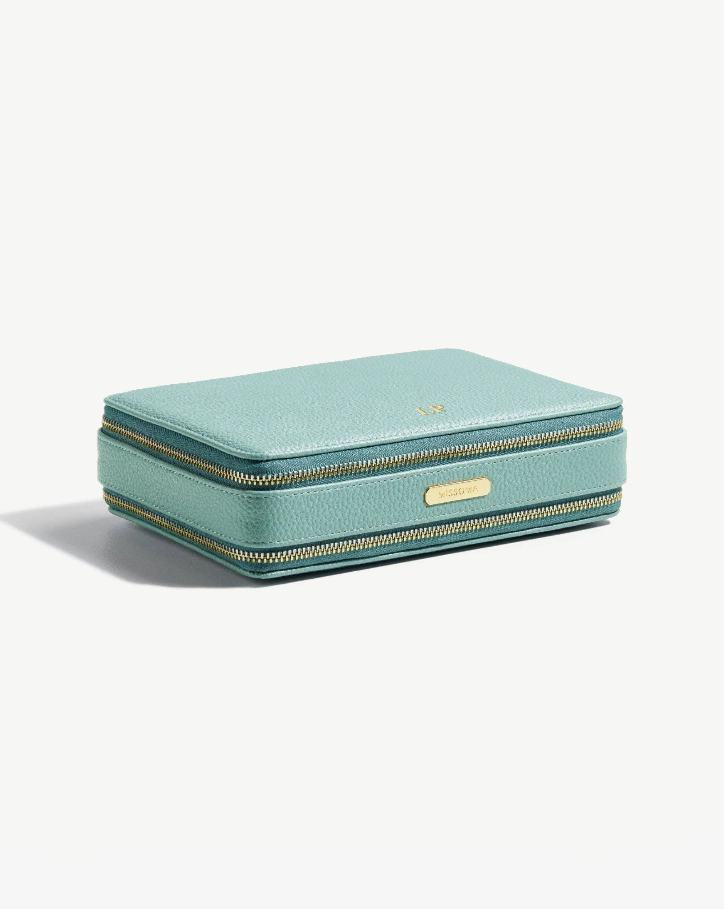 Exquisite Large-Scale Jewelry Storage Case in Duck Egg Blue