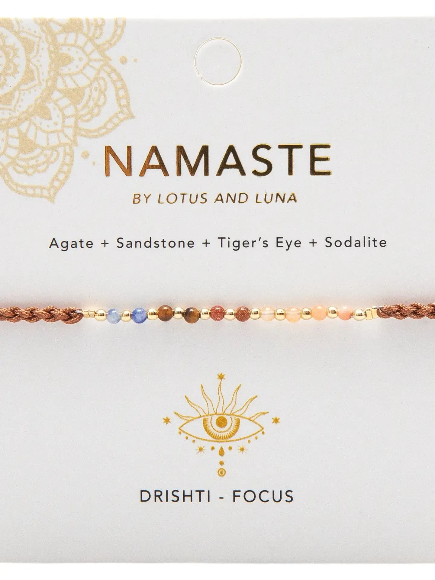 Lotus & Luna Drishti Namaste Bracelet