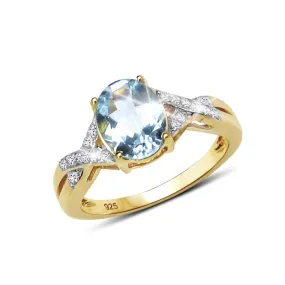 Majorelle Blue Topaz Ring