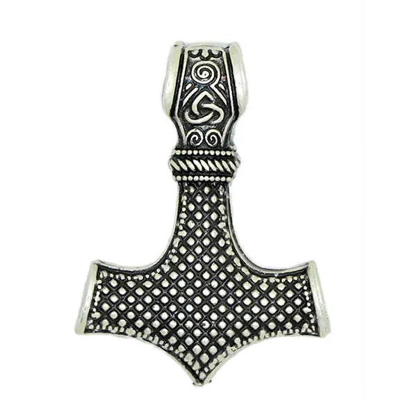 Mjolnir Viking Pendant Thor's Hammer Silver 925