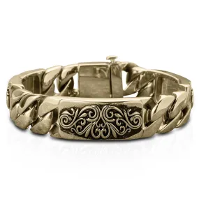 Montana Scroll Bracelet Gold