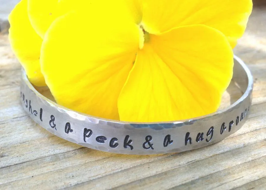 Mother Daughter Jewelry, I Love You A Bushel And A Peck Bracelet