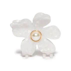 MOTHER OF PEARL LILY CLAW CLIP