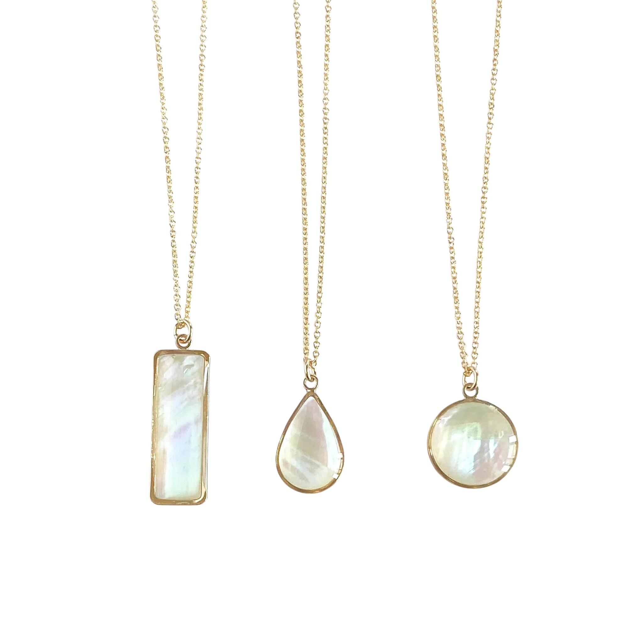 Mother of Pearl Pendant Necklace