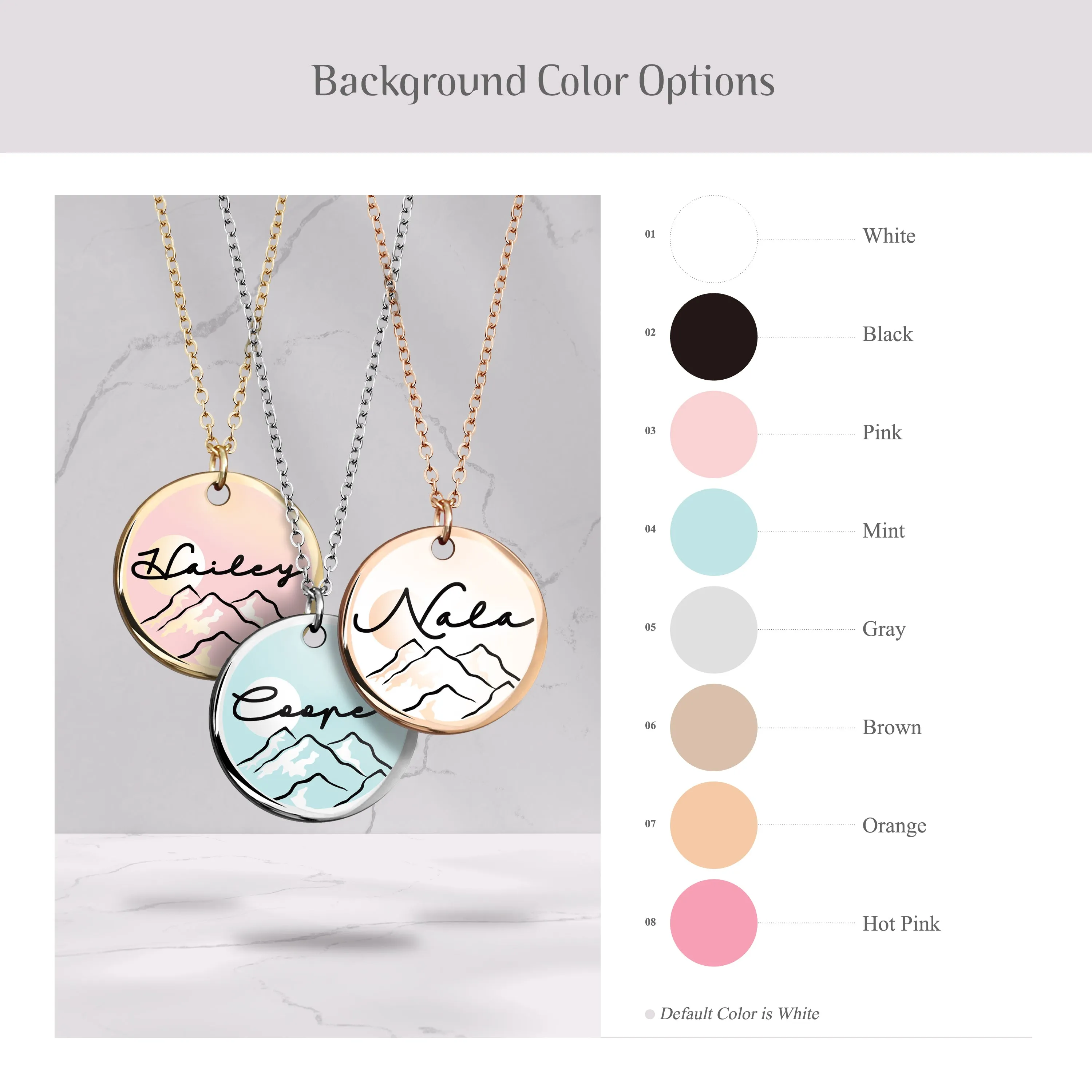 Mountain Color Necklace