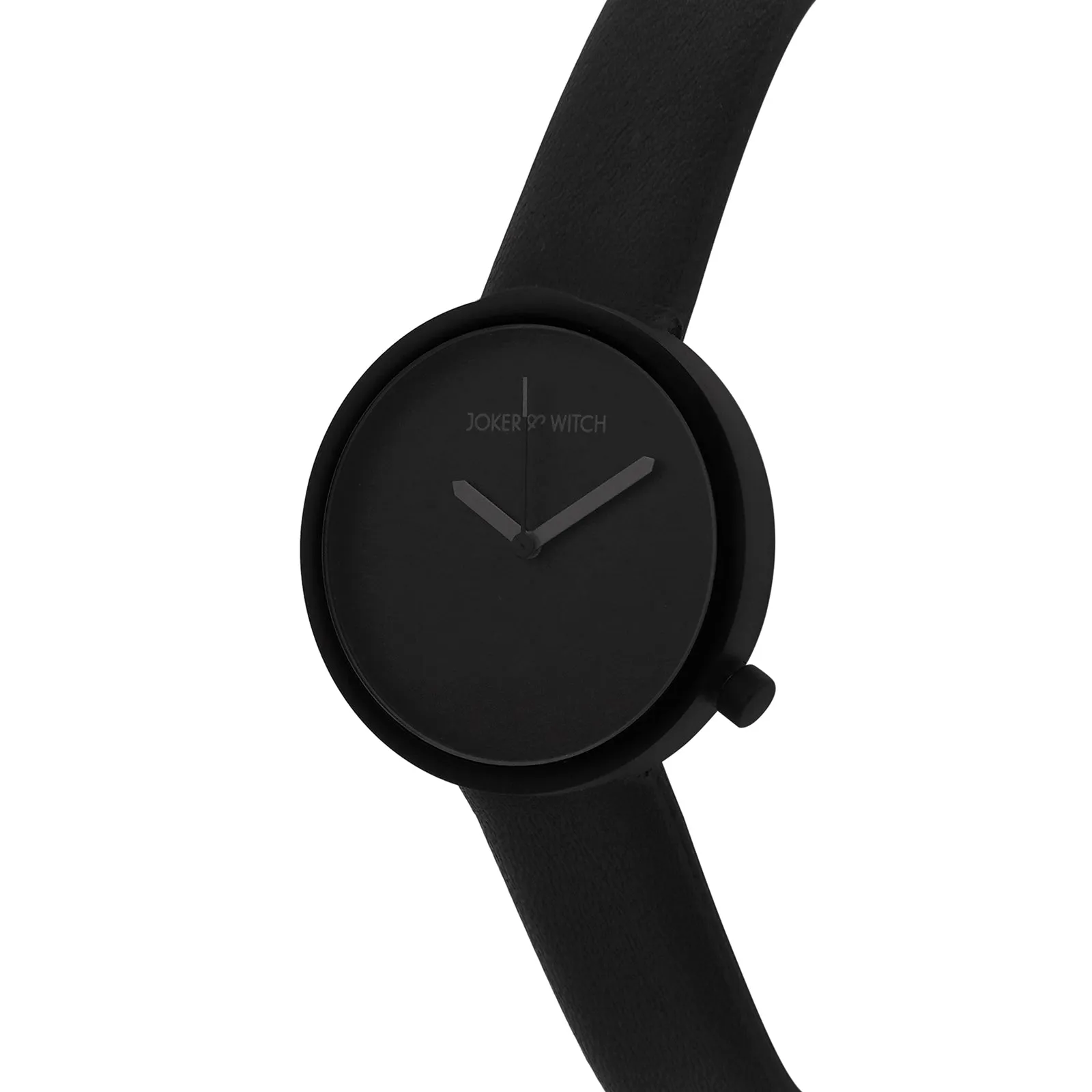 Murdoc All-Black Luxury PU Strap Watch - Sleek Design, Water Resistant, and Versatile Style