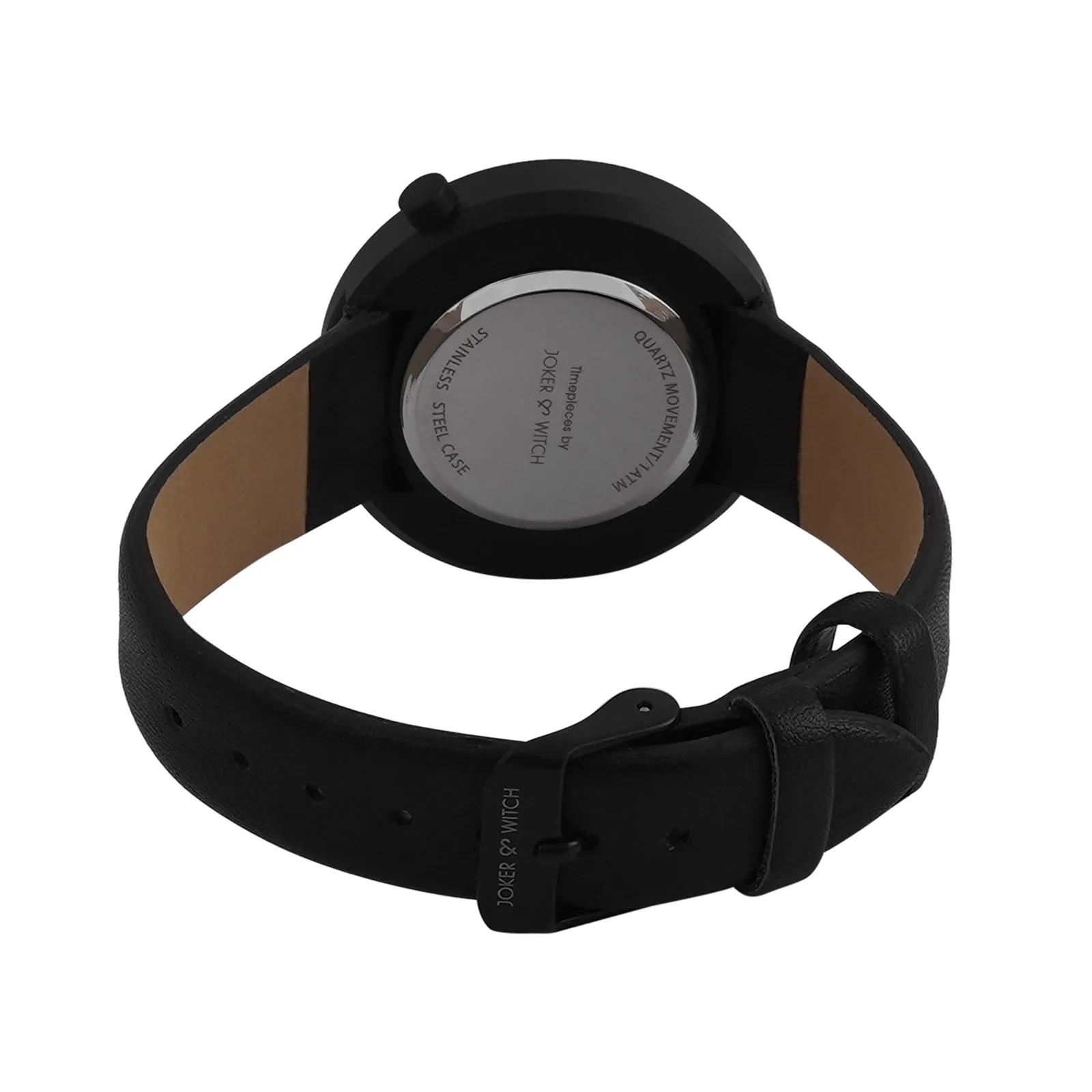 Murdoc All-Black Luxury PU Strap Watch - Sleek Design, Water Resistant, and Versatile Style