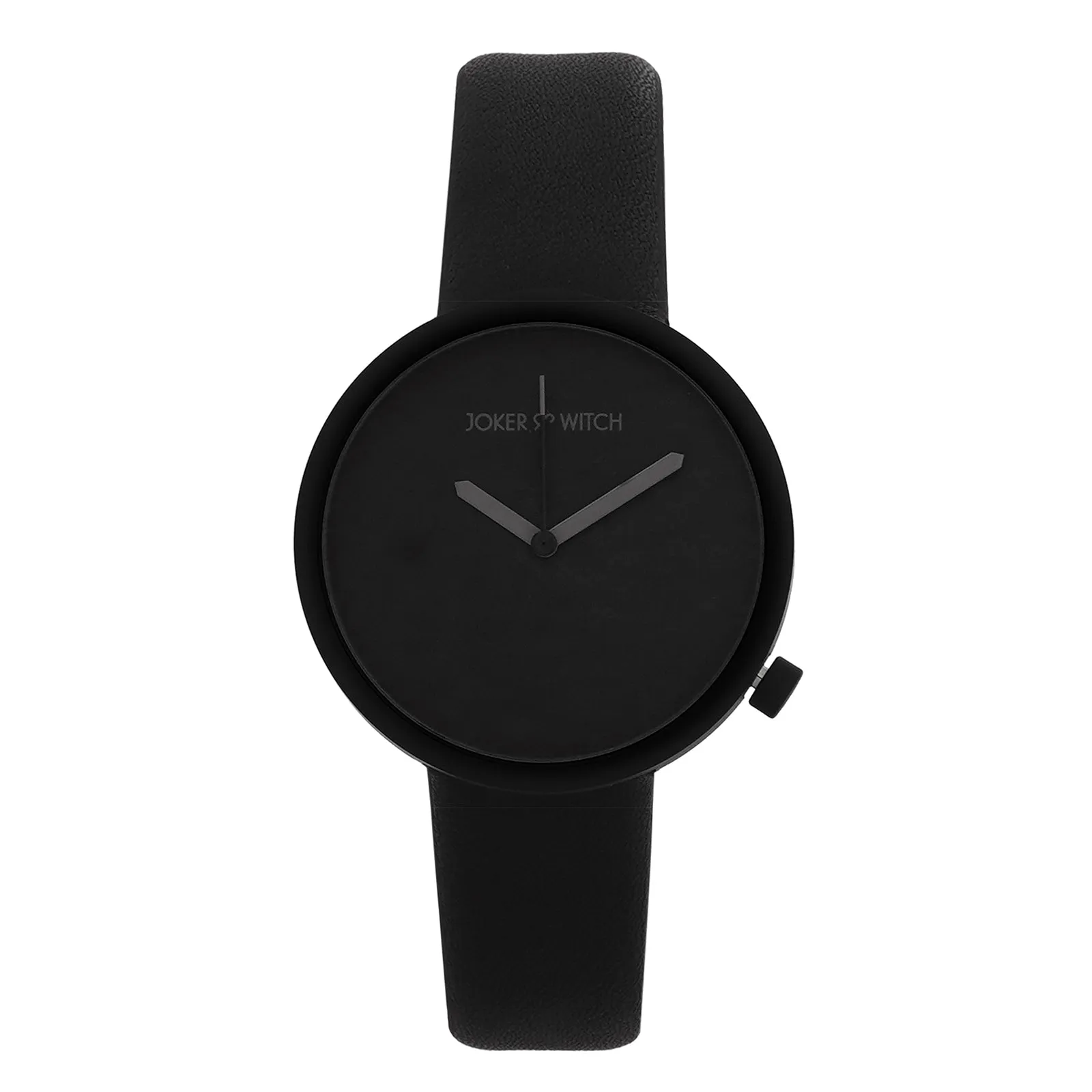 Murdoc All-Black Luxury PU Strap Watch - Sleek Design, Water Resistant, and Versatile Style