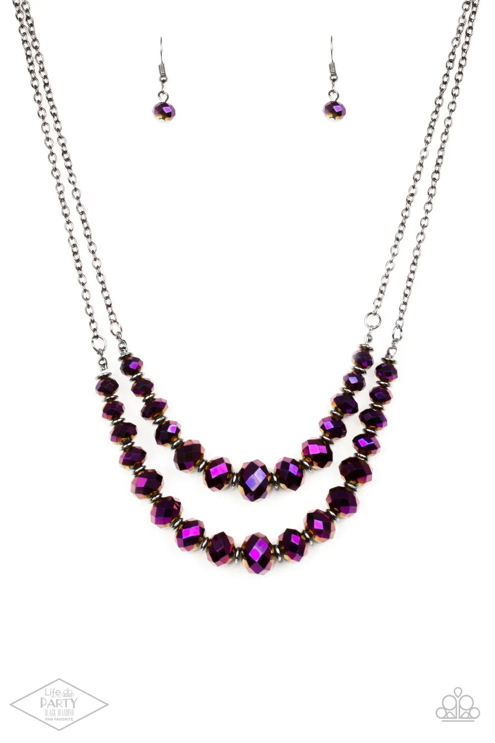 Paparazzi Strikingly Spellbinding - Purple Necklace