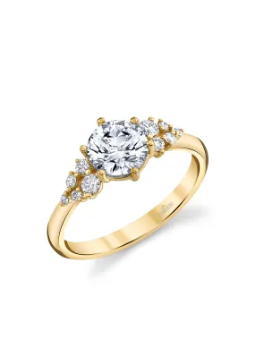 Parade Design Hemera 18KYG Cluster Diamond Ring