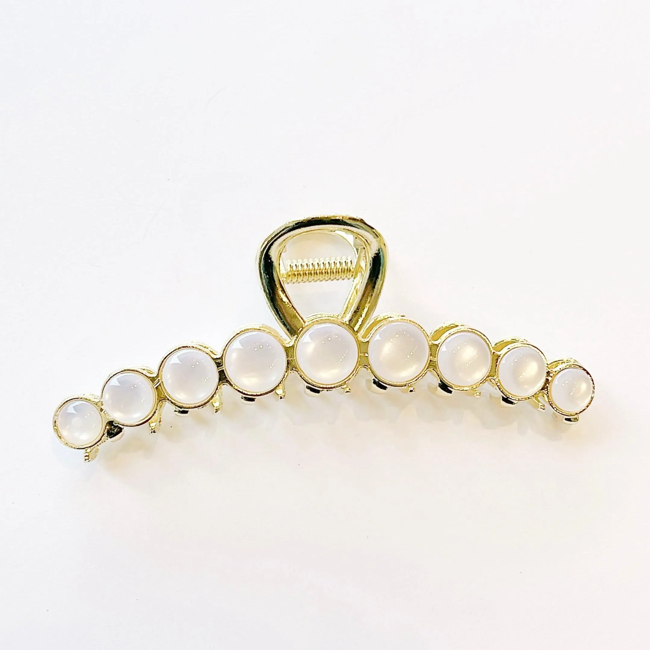 Pearlescent Gold Hair Clip - Large