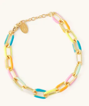 Poppy Colorful Bracelet - Gold