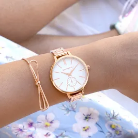 Rosa Bow Watch Bracelet Stack