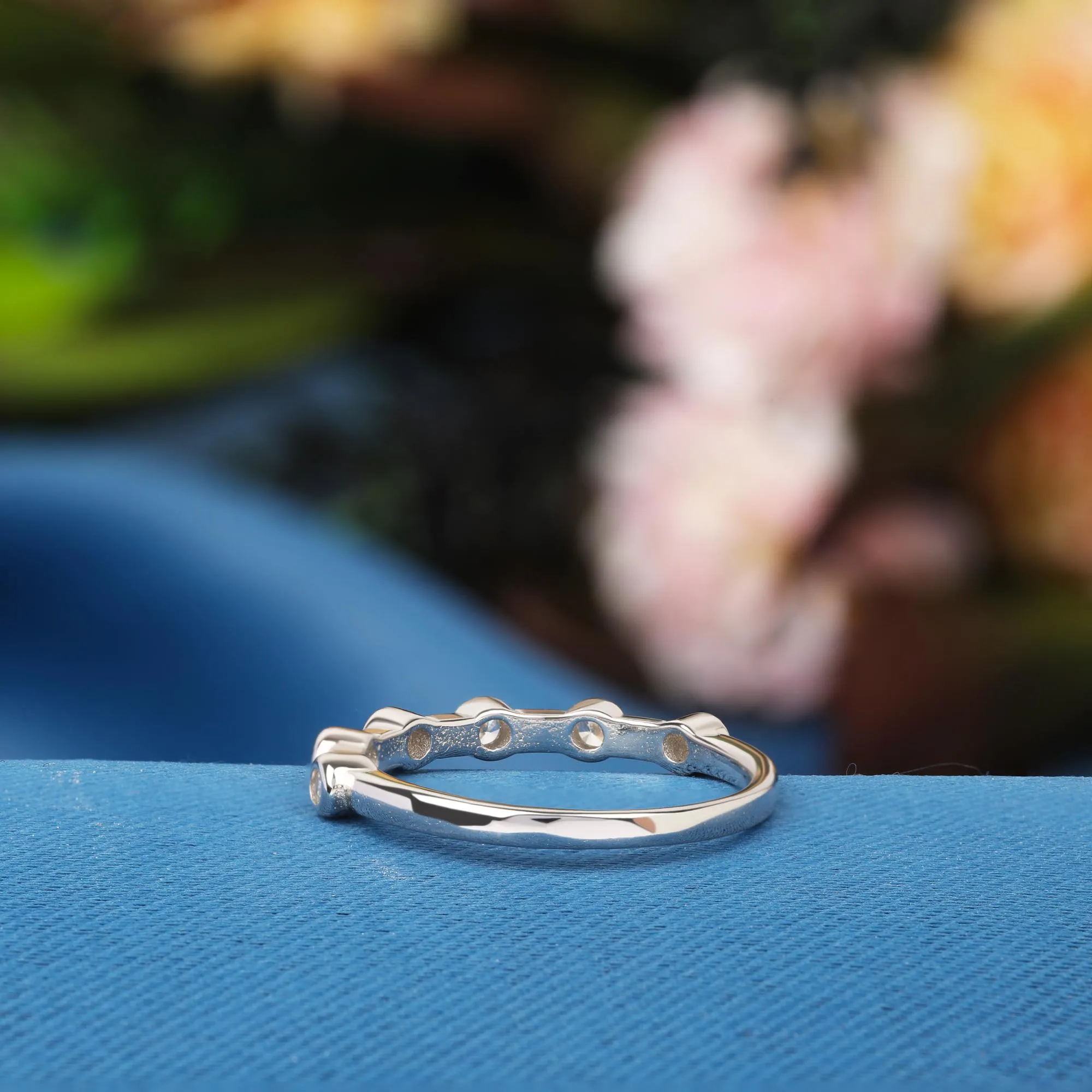 Round Diamond Dainty Ring/ Lab Grown Round Diamond Ring