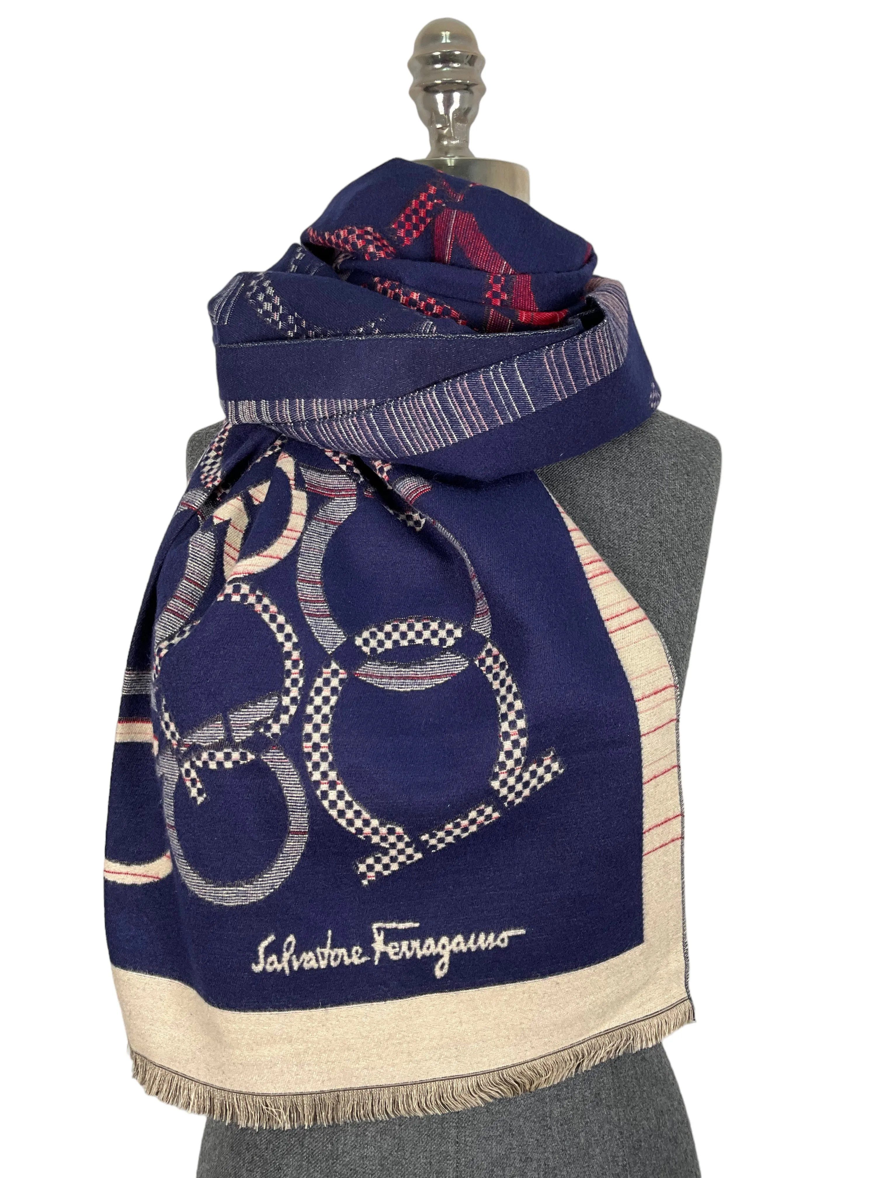 Salvatore Ferragamo Wool Scarf