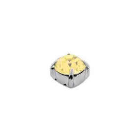 Swarovski 8x8mm Chaton Mount - Jonquil (1 piece)