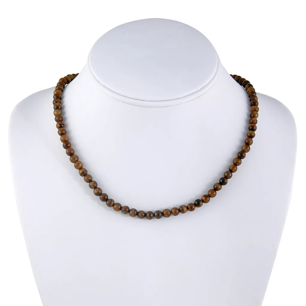 Tigers Eye Beaded Necklace