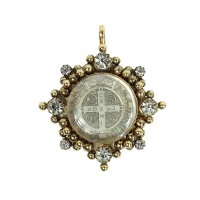 VSA Cloister San Benito Pendant Charm in Gold Vermeil