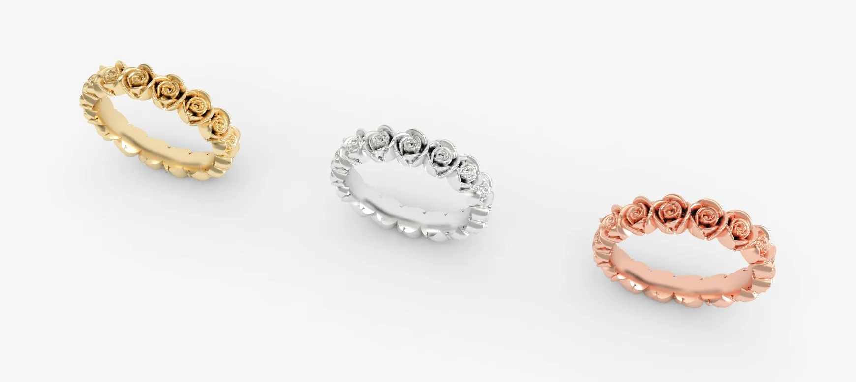 Wild Rose Eternity Ring